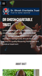 Mobile Screenshot of drghoshcharitabletrust.org