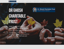 Tablet Screenshot of drghoshcharitabletrust.org